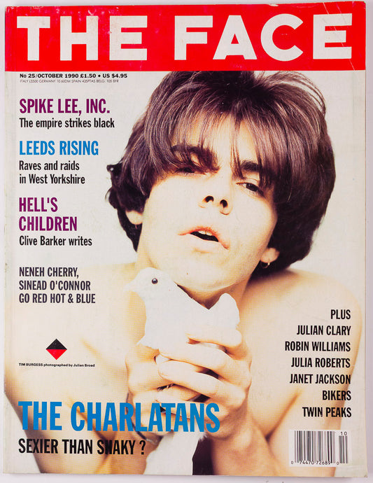 CHARLATANS Tim Burgess SPIKE LEE Robin Williams TWIN PEAKS The Face OCTOBER 1990