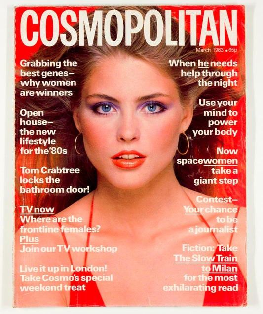 Kim Alexis PAUL NEWMAN Charlotte Rampling UK Cosmopolitan March 1983