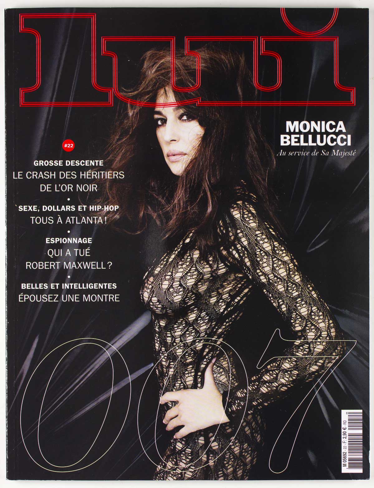 MONICA BELLUCCI 007 BOND GIRL ROBERT MAXWELL HIP HOP magazine Lui RARE