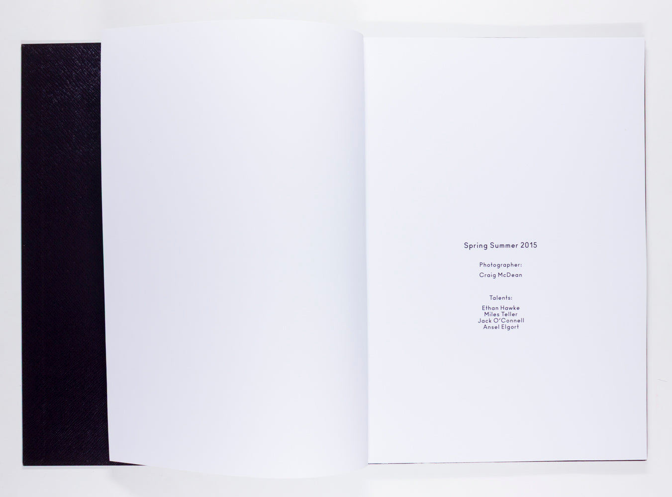 Ethan Hawke JACK O'CONNELL Ansel Elgort PRADA Lookbook SS 2015 McDean