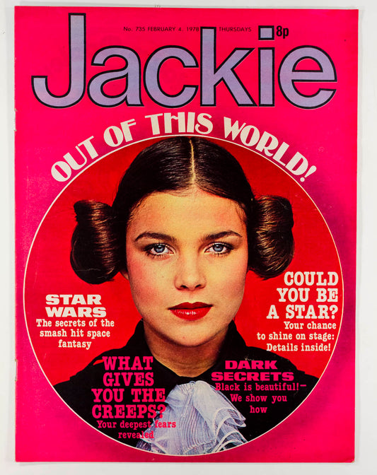 STAR WARS Andy Gibb SHAUN CASSIDY Sparks Jackie magazine February 1978