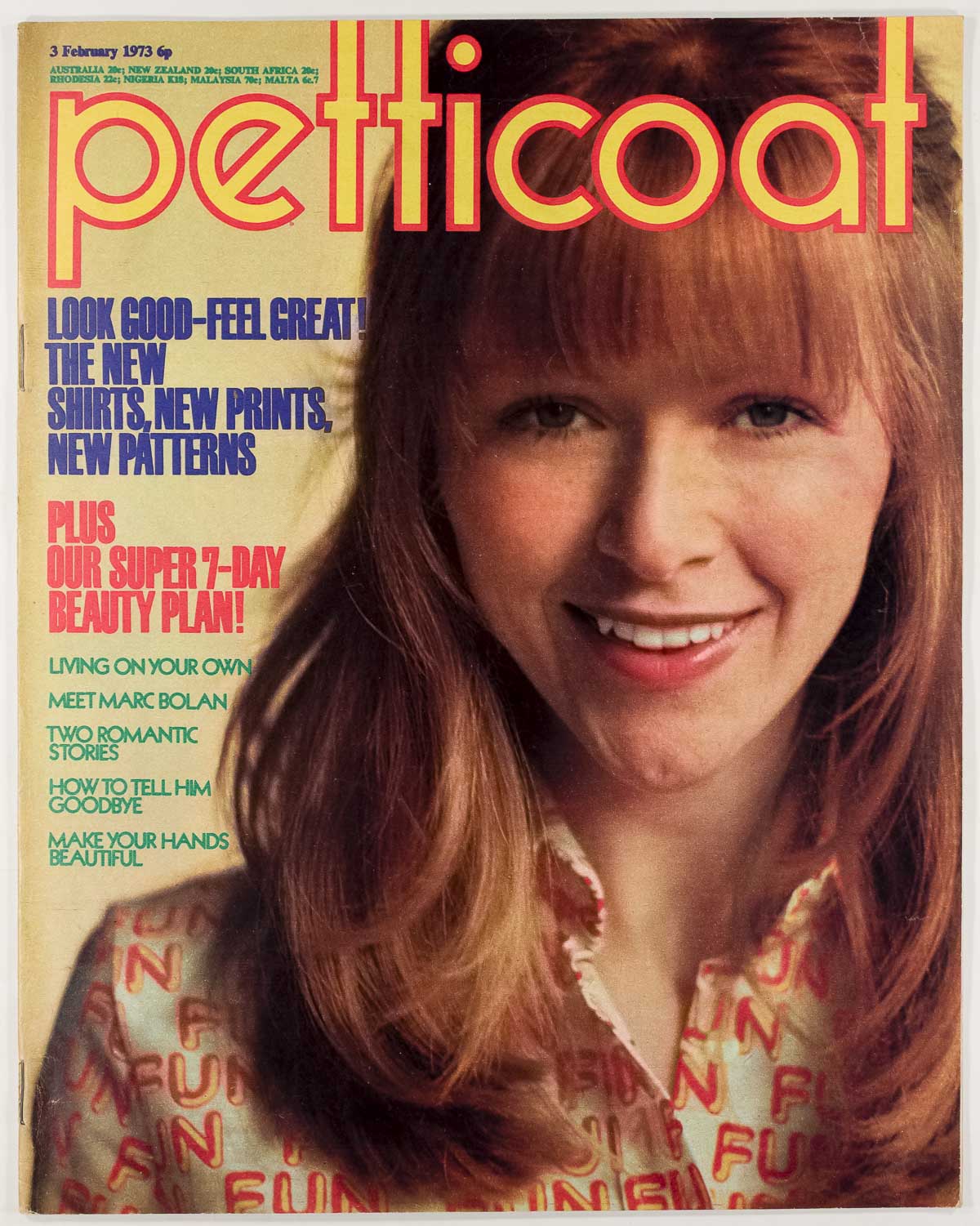 MARC BOLAN INTERVIEW Dennis Waterman Petticoat Magazine 3rd February 1973