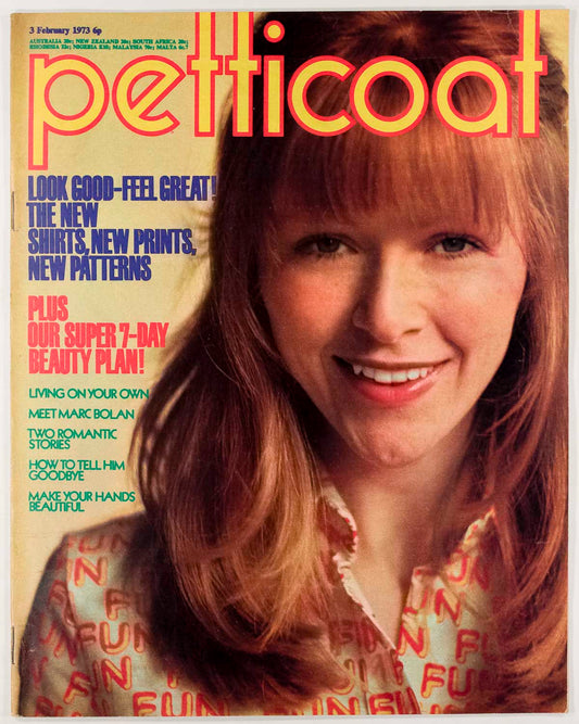 MARC BOLAN INTERVIEW Dennis Waterman Petticoat Magazine 3rd February 1973