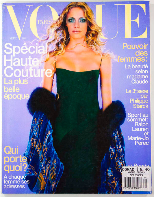 TANGA MOREAU Gianni Versace HELMUT NEWTON PARIS VOGUE September 1997