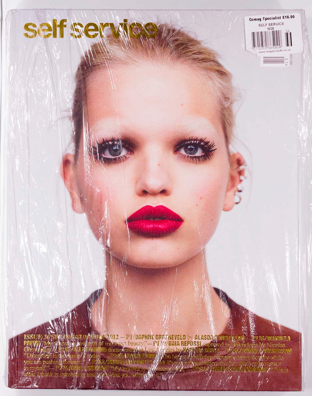Self Service magazine No 36 SS 2012 Daphne Groeneveld SEALED Hardback