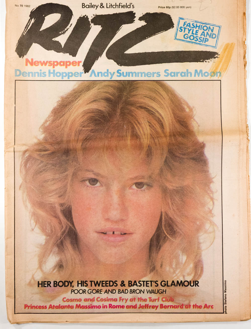 Dennis Hopper SARAH MOON Andy Summers BASTET Ritz magazine no 70 1982