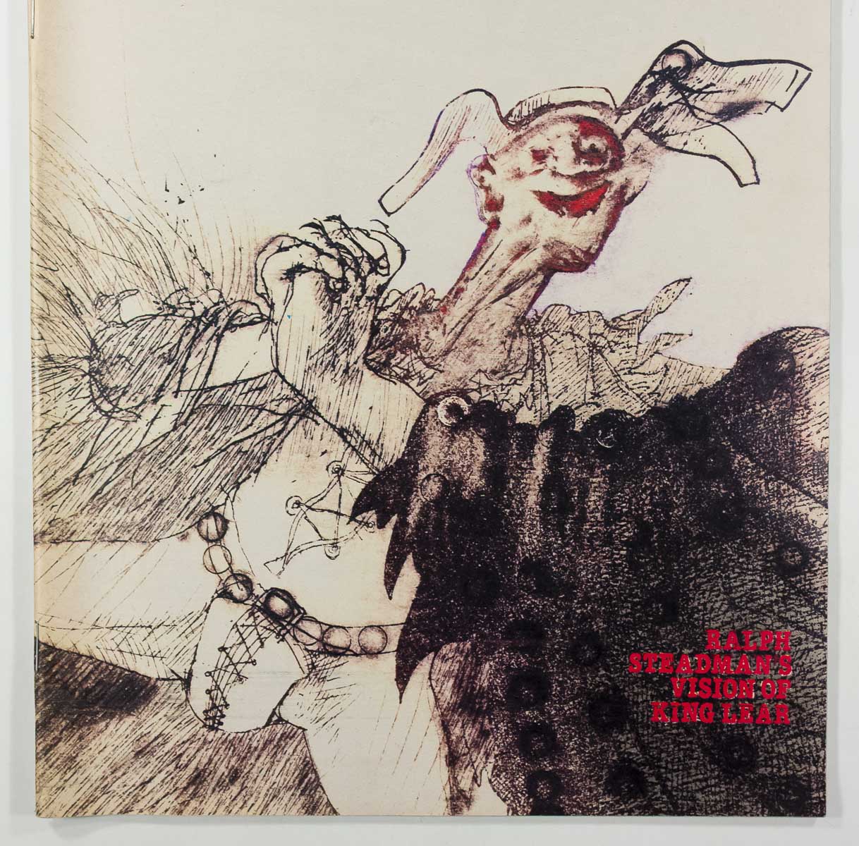 RALPH STEADMAN's vision of KING LEAR + JEAN-LOUIS TRINTIGNANT Telegraph magazine