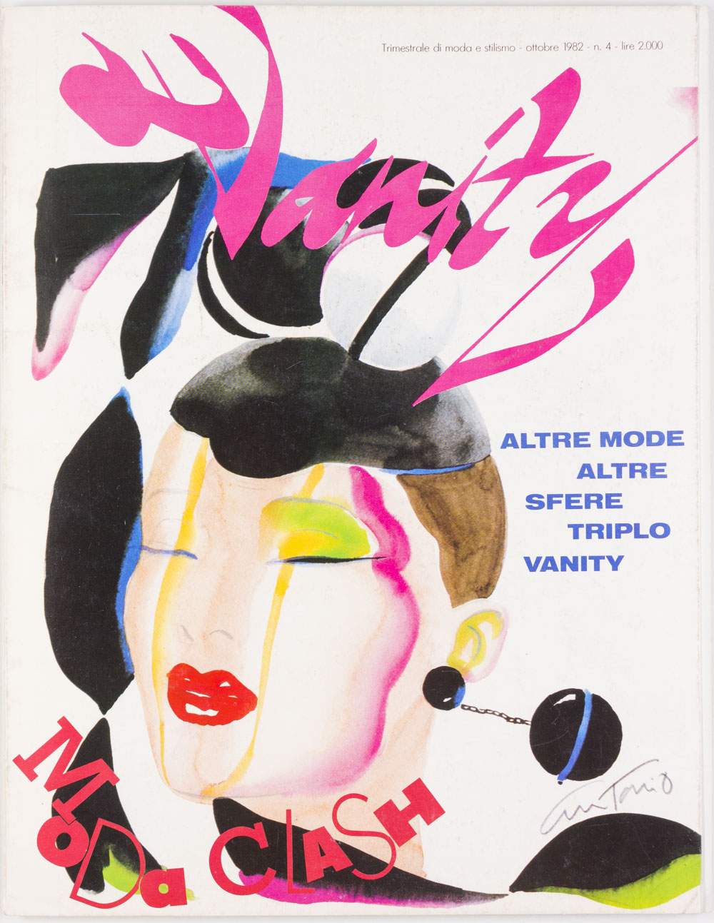 VANITY MAGAZINE Full set  1982 1989 Antonio Lopez BASQUIAT Mugler CdG