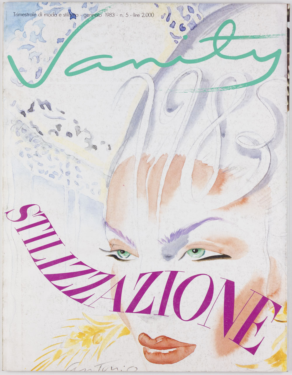 VANITY MAGAZINE Full set  1982 1989 Antonio Lopez BASQUIAT Mugler CdG