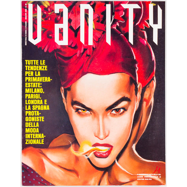 VANITY MAGAZINE Full set  1982 1989 Antonio Lopez BASQUIAT Mugler CdG