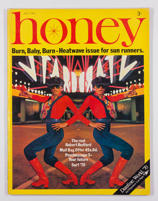 Las Vegas MR FREEDOM Robert Redford HONEY magazine July 1970