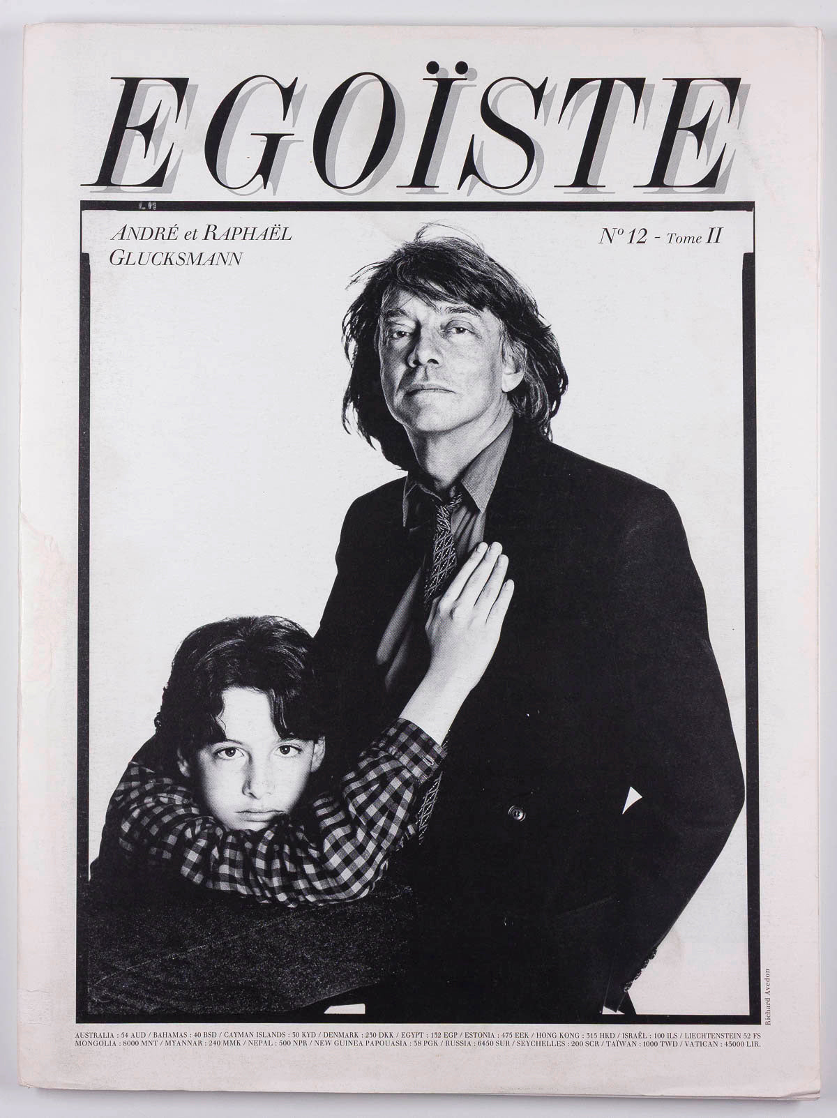 RICHARD AVEDON Stephanie Seymour Helena Christensen EGOISTE # 12