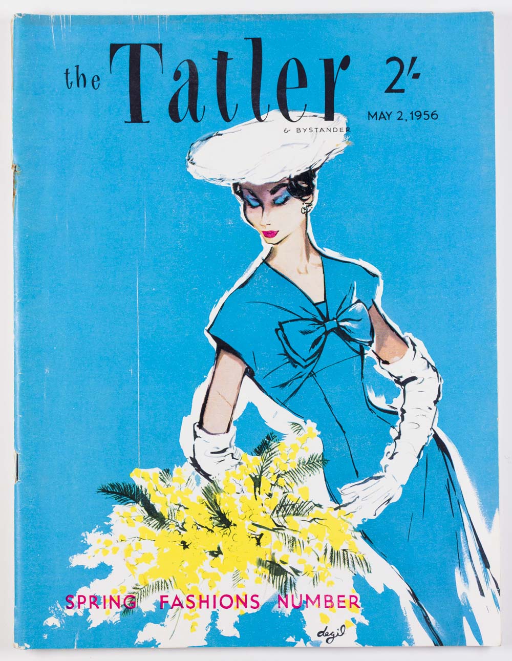 PAMELA DEGIL Grace Kelly JOHN FRENCH Tatler magazine 2 May 1956 Spring