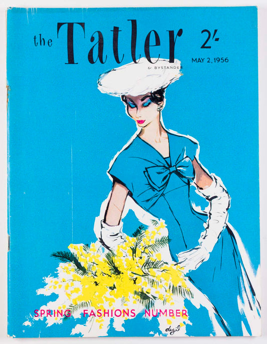 PAMELA DEGIL Grace Kelly JOHN FRENCH Tatler magazine 2 May 1956 Spring