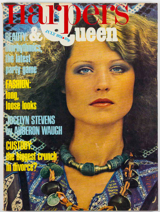 Fiona Lewis JOCELYN STEVENS JANE HOLZER HARPERS & QUEEN July 1974