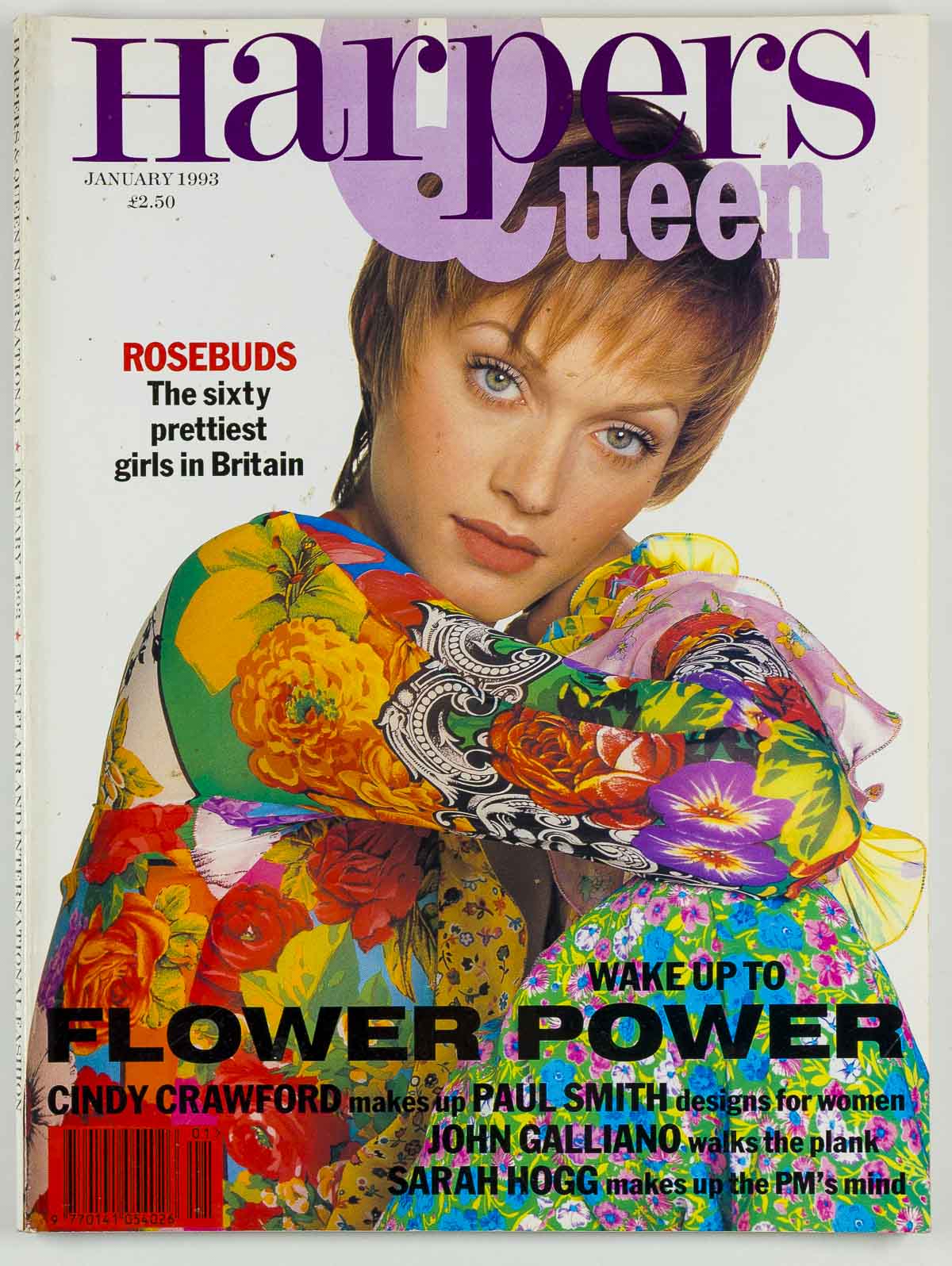 Amber Valletta CINDY CRAWFORD Galliano Harper's & Queen magazine 1993