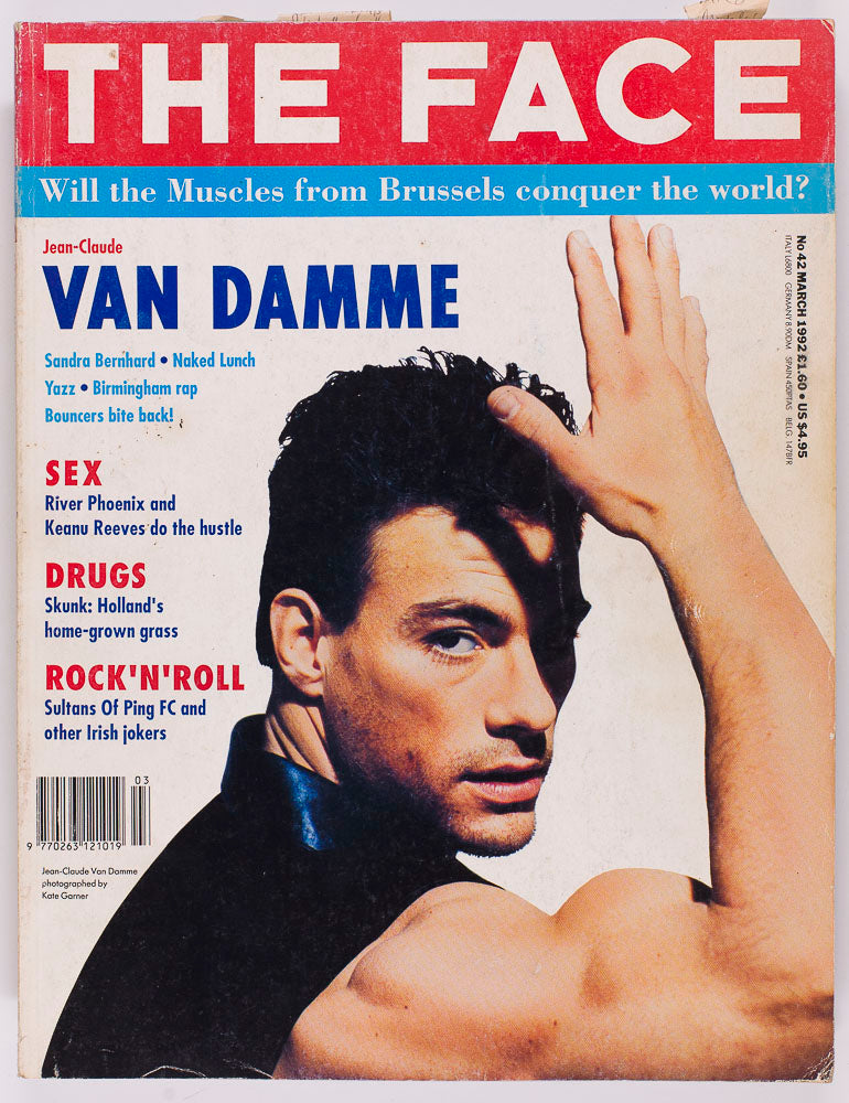 JEAN CLAUDE VAN DAMME River Phoenix KEANU REEVES The Face MARCH 1992
