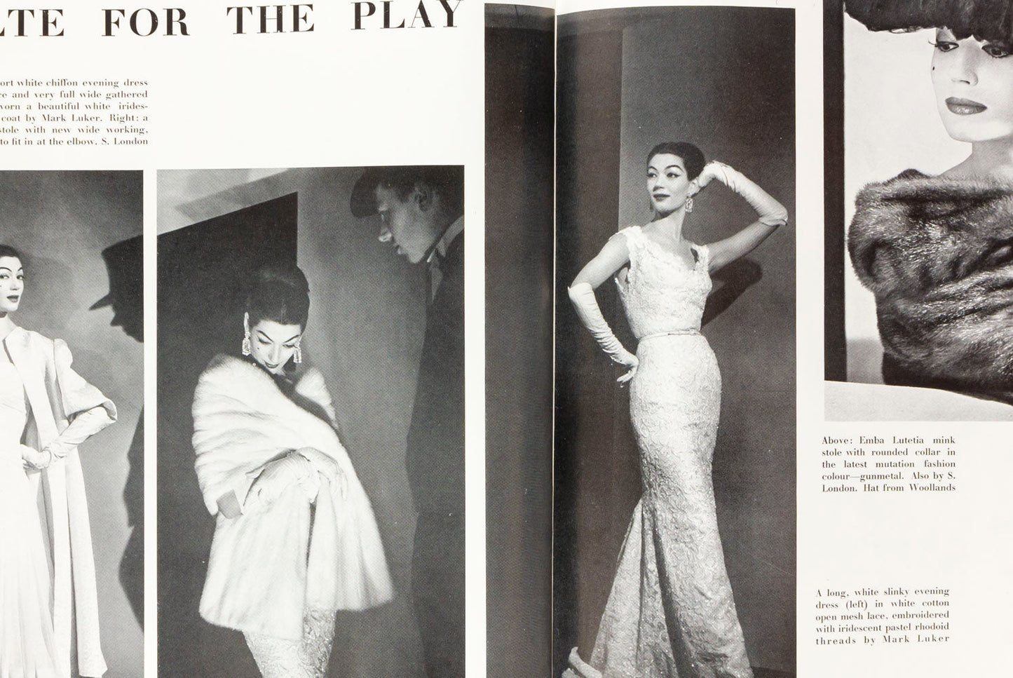 Dorrit Dekk DOVIMA Hermes MADAME YEVONDE Tatler magazine 18 April 1956