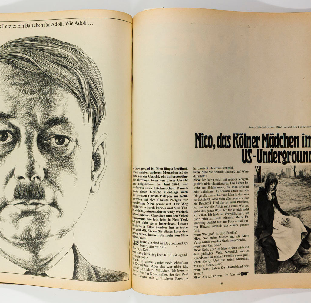 NICO Will McBride HELMUT NEWTON David Hamilton TWEN August 1969 Jazz