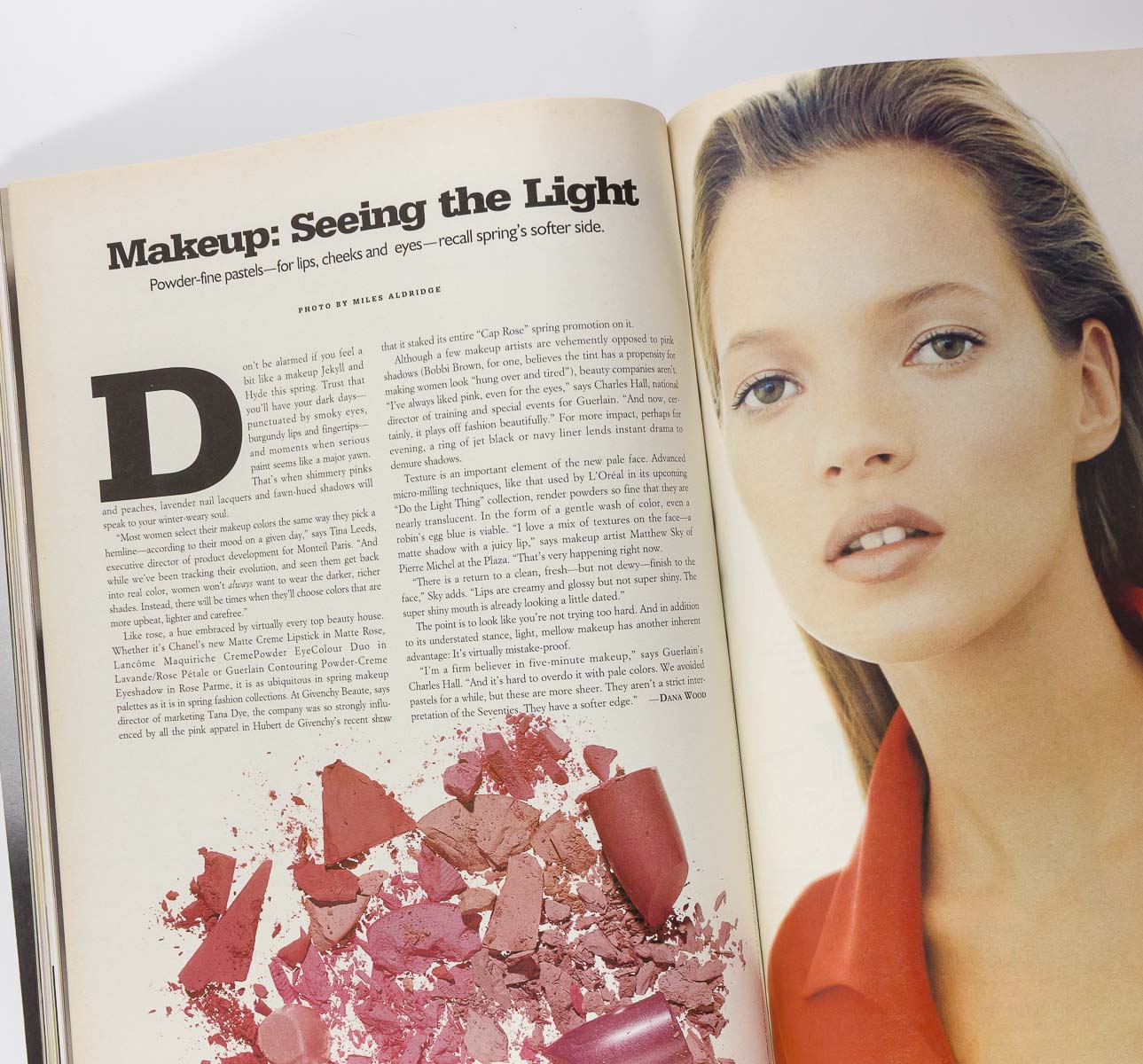 Kate Moss VIVIENNE WESTWOOD Kelly Lynch W magazine September 1995 Calvin Klein