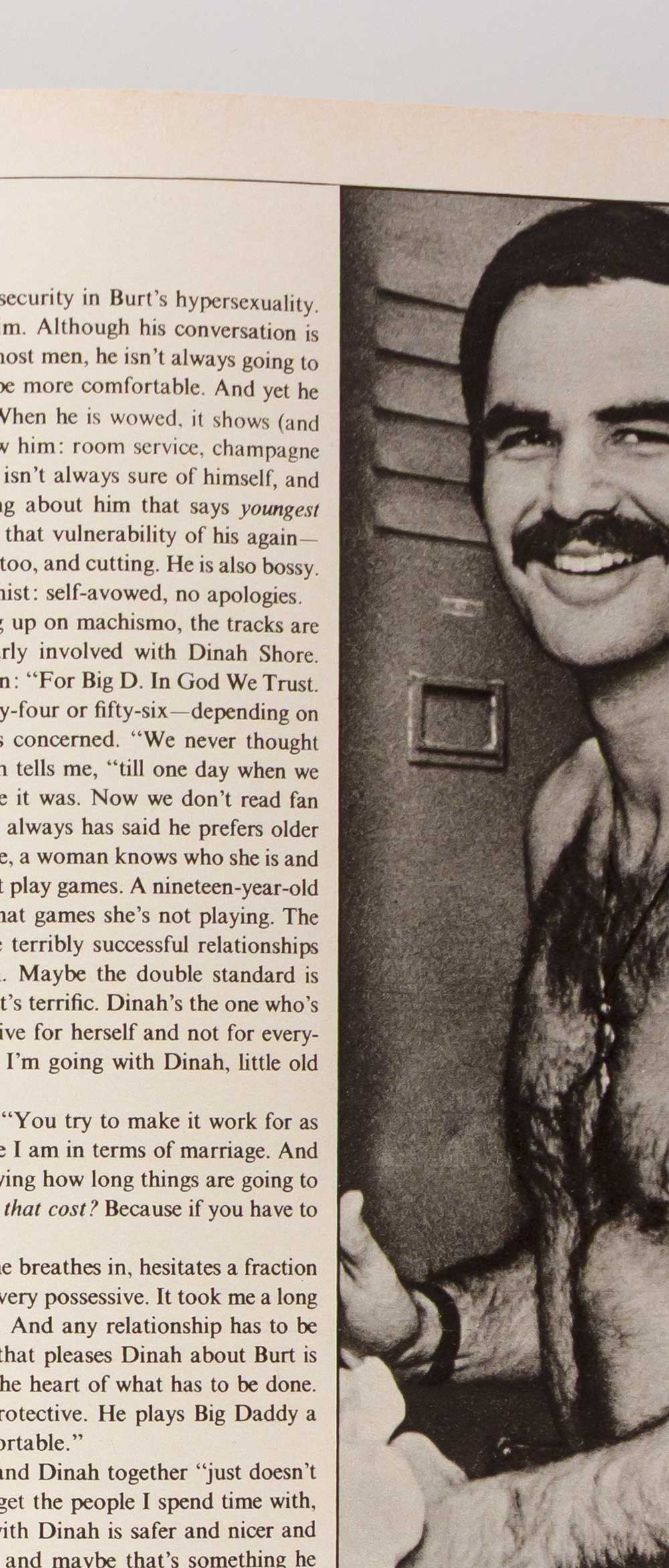 Eva Reuber ALICE POLLOCK Burt Reynolds ZAZIE Cosmopolitan May 1973 UK