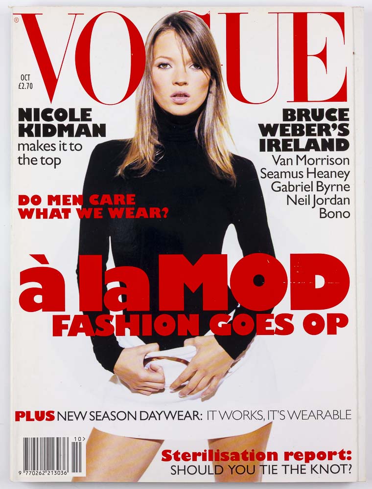 KATE MOSS Bruce Weber NICOLE KIDMAN Vogue October 1995 HELMUT NEWTON