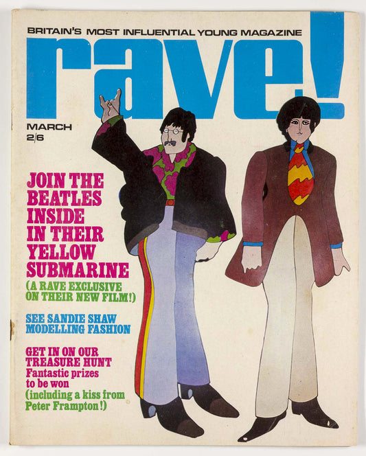Robert Balser BEATLES Manfred Mann SANDIE SHAW Barry Gibb RAVE March 1968
