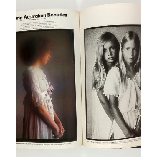 DAVID HAMILTON photo shoot for vtg 1970's AUSTRALIAN VOGUE magazine