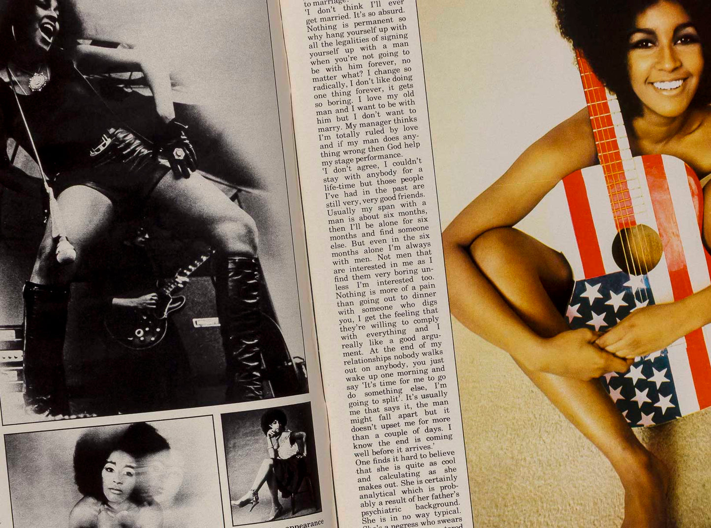 Marsha Hunt interview THE SAS CLUB INTERNATIONAL magazine July 1970 UK