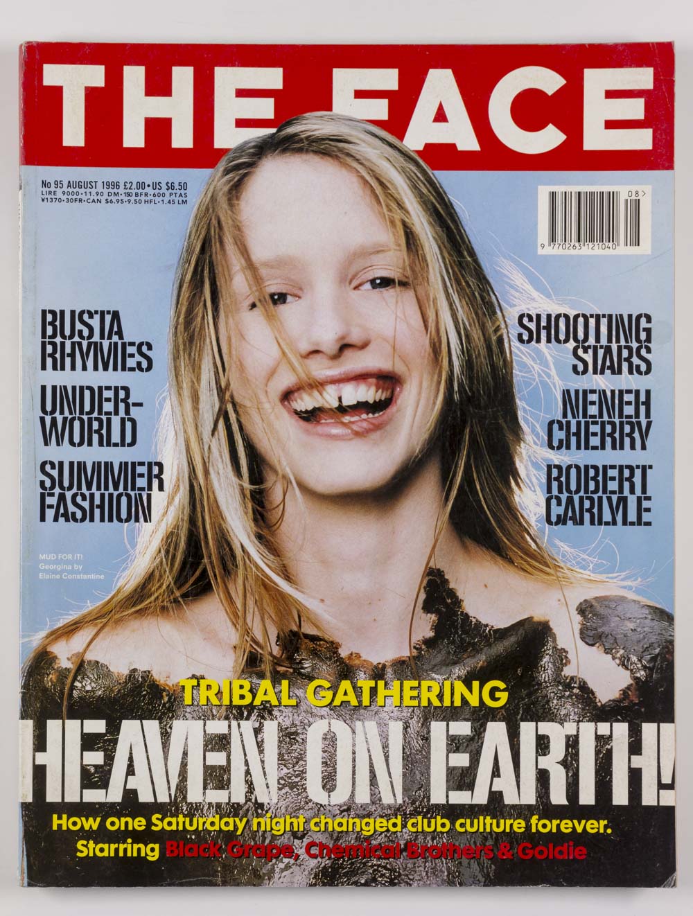 Georgina Cooper GOLDIE Robert Carlye THE FACE MAGAZINE August 1996 UK