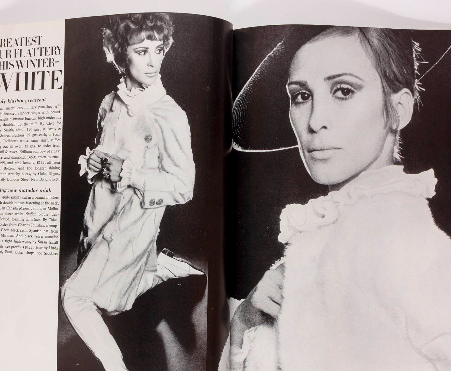 Michael Crawford NORMAN PARKINSON Charlotte Rampling TWIGGY Biba VIONNET ~ VOGUE