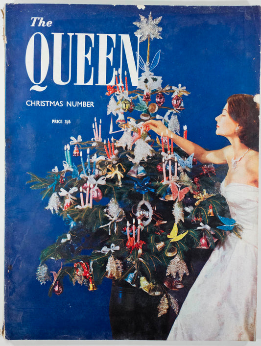 David Olins MASKED XMAS BALL Powell & Pressburger ~ QUEEN magazine December 1955