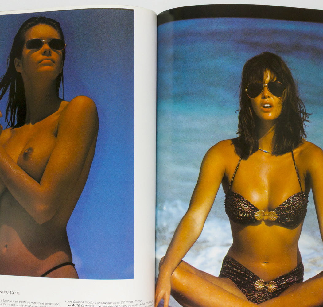 RENEE SIMONSEN Mugler ELLE MacPHERSON Guy Bourdin PARIS VOGUE May 1983