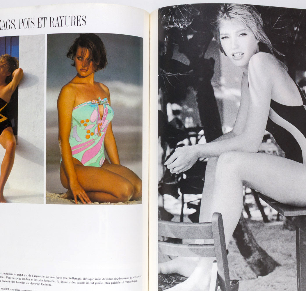 RENEE SIMONSEN Mugler ELLE MacPHERSON Guy Bourdin PARIS VOGUE May 1983