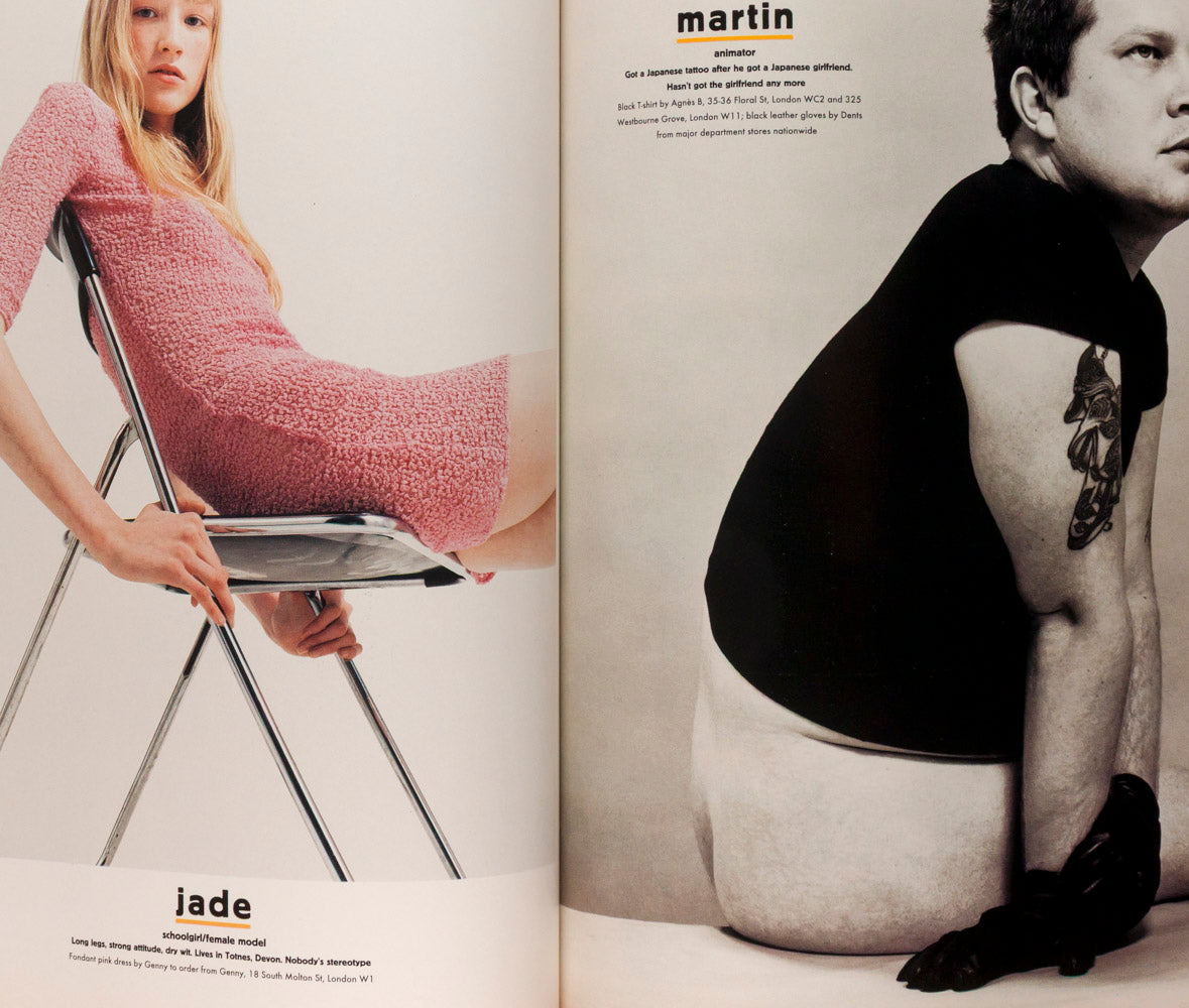 Linda Evangelista NAOMI CAMPBELL Steve Coogan JANE HORROCKS The Face May 1995