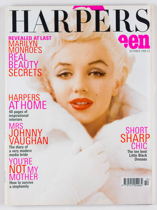 MARILYN MONROE Milton H.Greene JOHNNY VAUGHAN Harpers & Queen magazine 1999 Oct