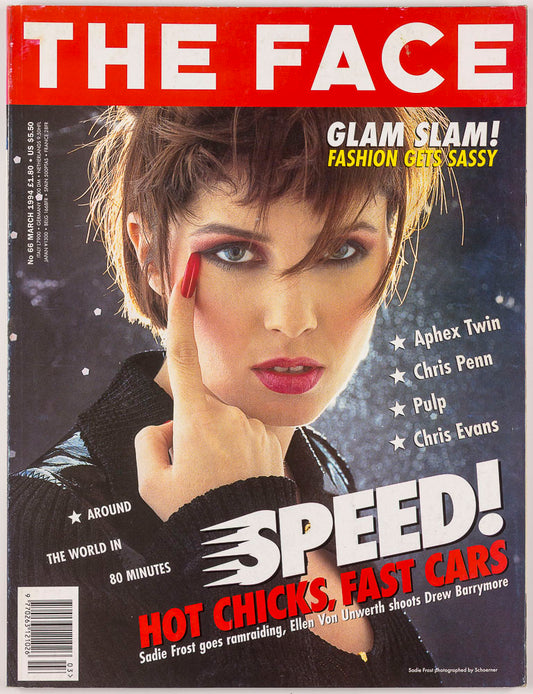 SADIE FROST Aphex Twin CHRIS EVANS Pulp DREW BARRYMORE The Face MARCH 1994