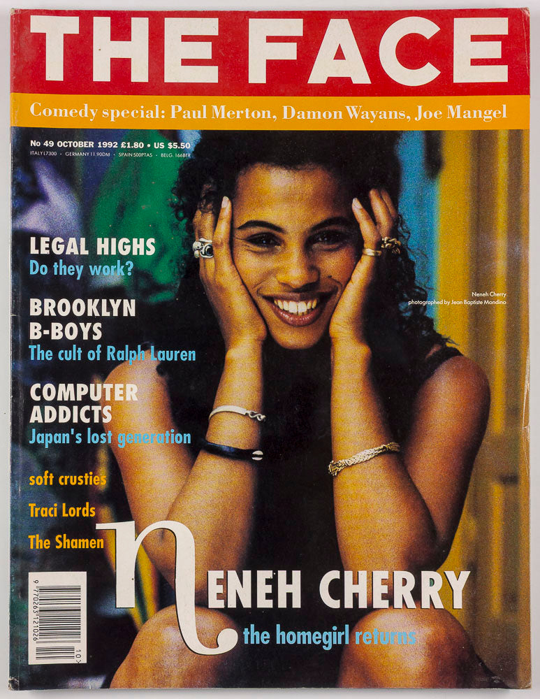 NENEH CHERRY The Shamen TRACI LORDS Paul Merton THE FACE October 1992