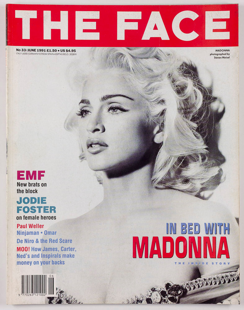 MADONNA Jodie Foster PAUL WELLER Robert De Niro EMF The Face JUNE 1991