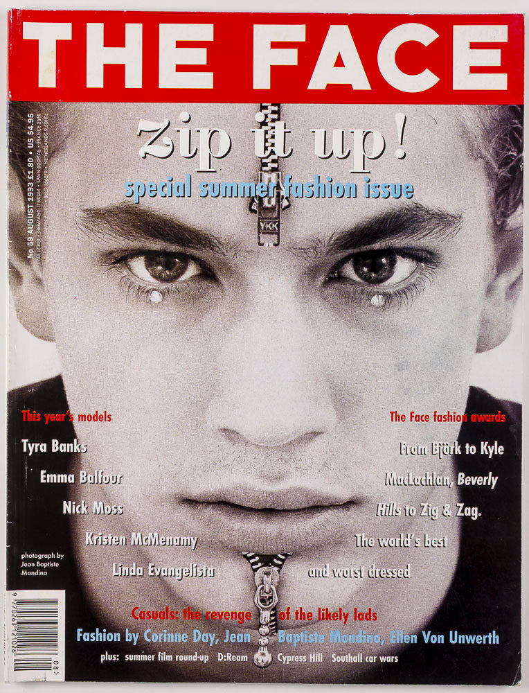 BJORK Tyra Banks EMMA BALFOUR Nick Moss ELLEN VON UNWERTH The Face AUGUST 1993