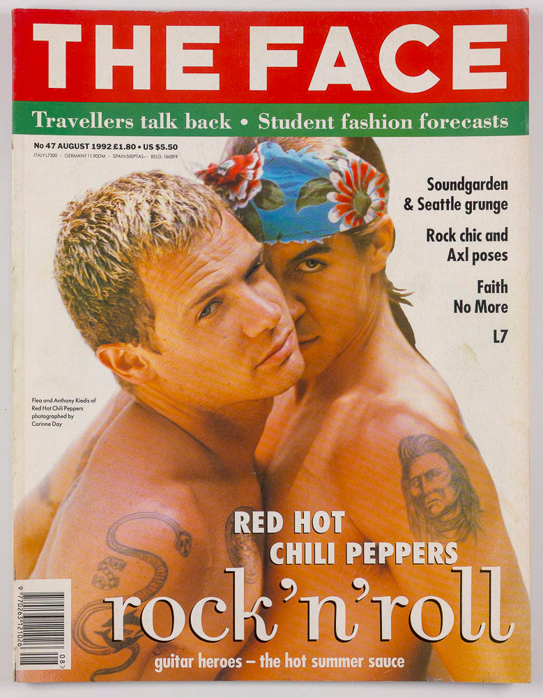 FLEA Anthony Kiedis RED HOT CHILLI PEPPERS Rosemary Ferguson THE FACE August 1992