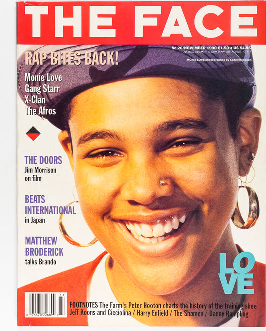 MONIE LOVE The Doors JIM MORRISON Harry Enfield JEFF KOONS The Face NOVEMBER 1990