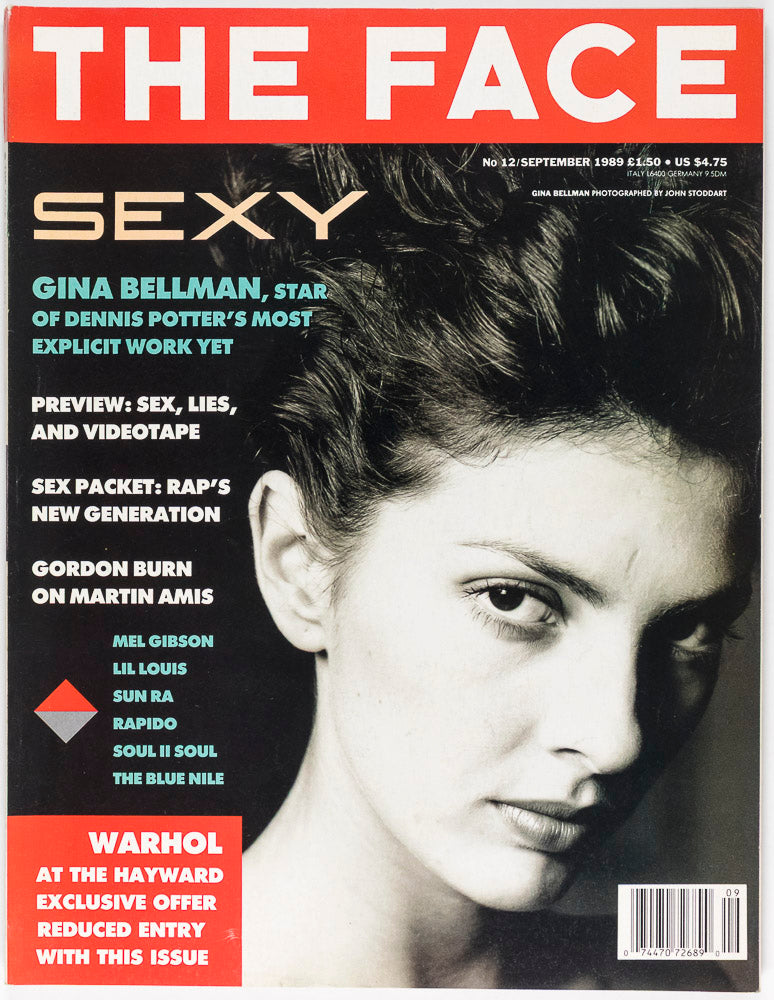 GINA BELLMAN Andy Warhol MEL GIBSON Sun Ra SOUL II SOUL The Face SEPTEMBER 1989