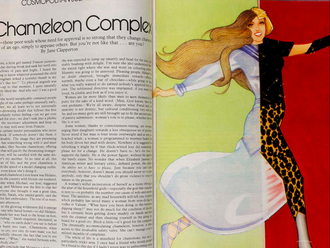 Janice Dickinson FARAH IRAN Bitten Knudsen COSMPOLITAN July 1978