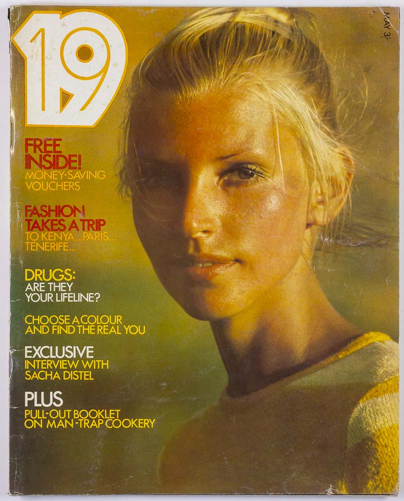 19 magazine Jane Birkin SACHA DISTEL Laura Ashley May 1970
