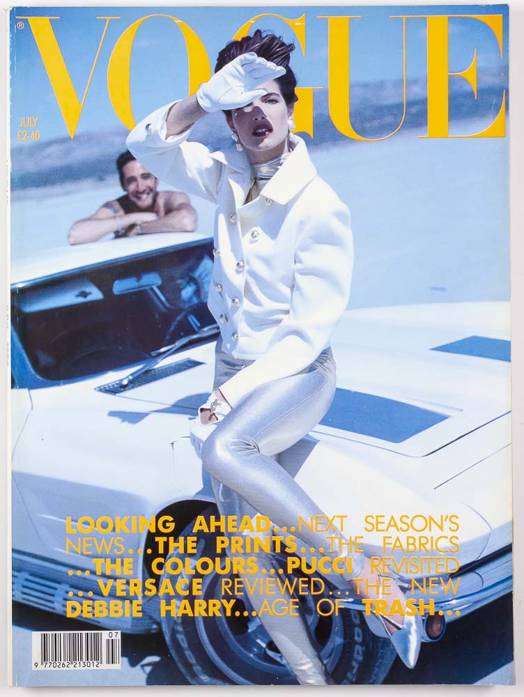 Stephanie Seymour GIANNI VERSACE VOGUE July 1990 Nadege CHRISTY TURLINGTON Pucci