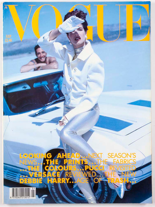 Stephanie Seymour GIANNI VERSACE VOGUE July 1990 Nadege CHRISTY TURLINGTON Pucci