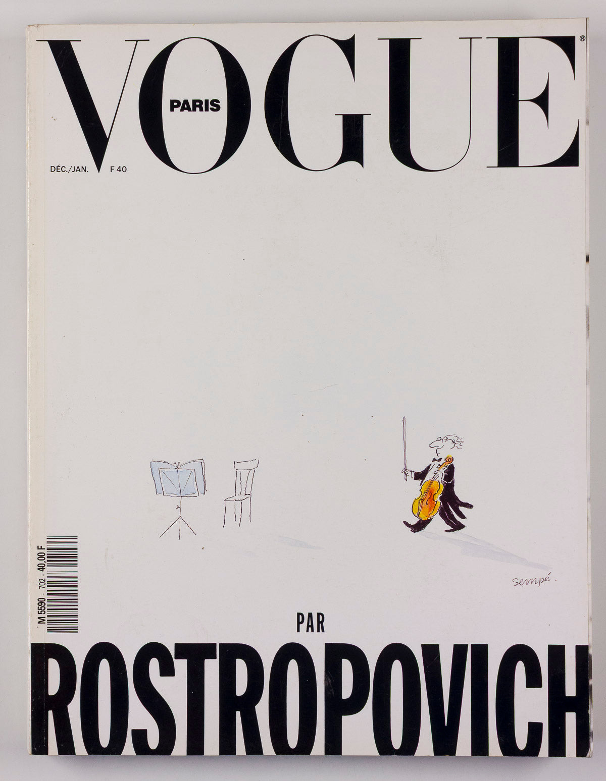 ROSTROPOVICH Linda Evangelista PAULINA PORIZKOVA Sempé NADEGE FR VOGUE