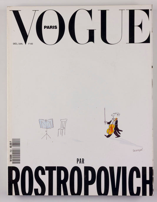 ROSTROPOVICH Linda Evangelista PAULINA PORIZKOVA Sempé NADEGE FR VOGUE