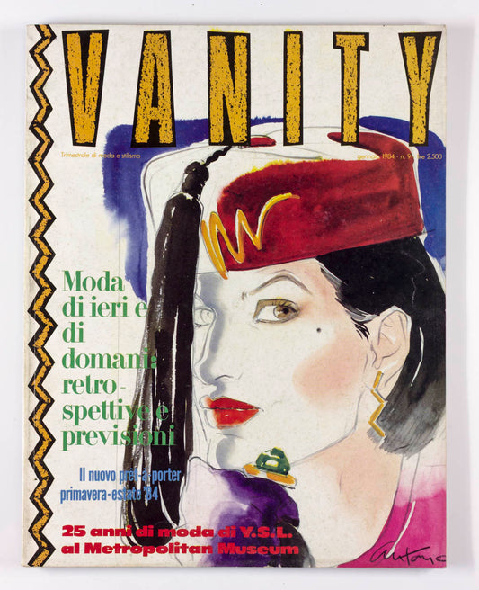 ANTONIO LOPEZ Paloma Picasso PRET-A-PORTER collections VANITY magazine 9 1984